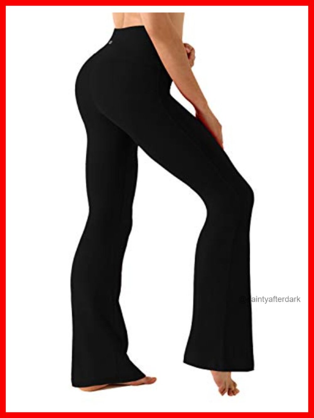 High Waist Bootcut Yoga Pants with Pockets - Tummy Control Flared Workout